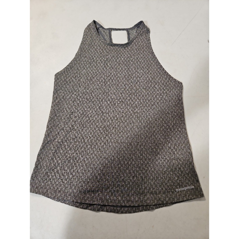 Patagonia Ridge Flow Tank Top Womens Size Small Gray Lightweight (1715